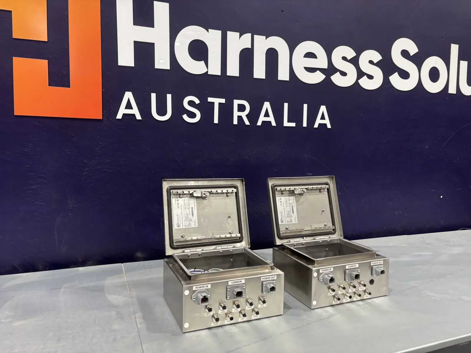 HSA control enclosures fitted out in house