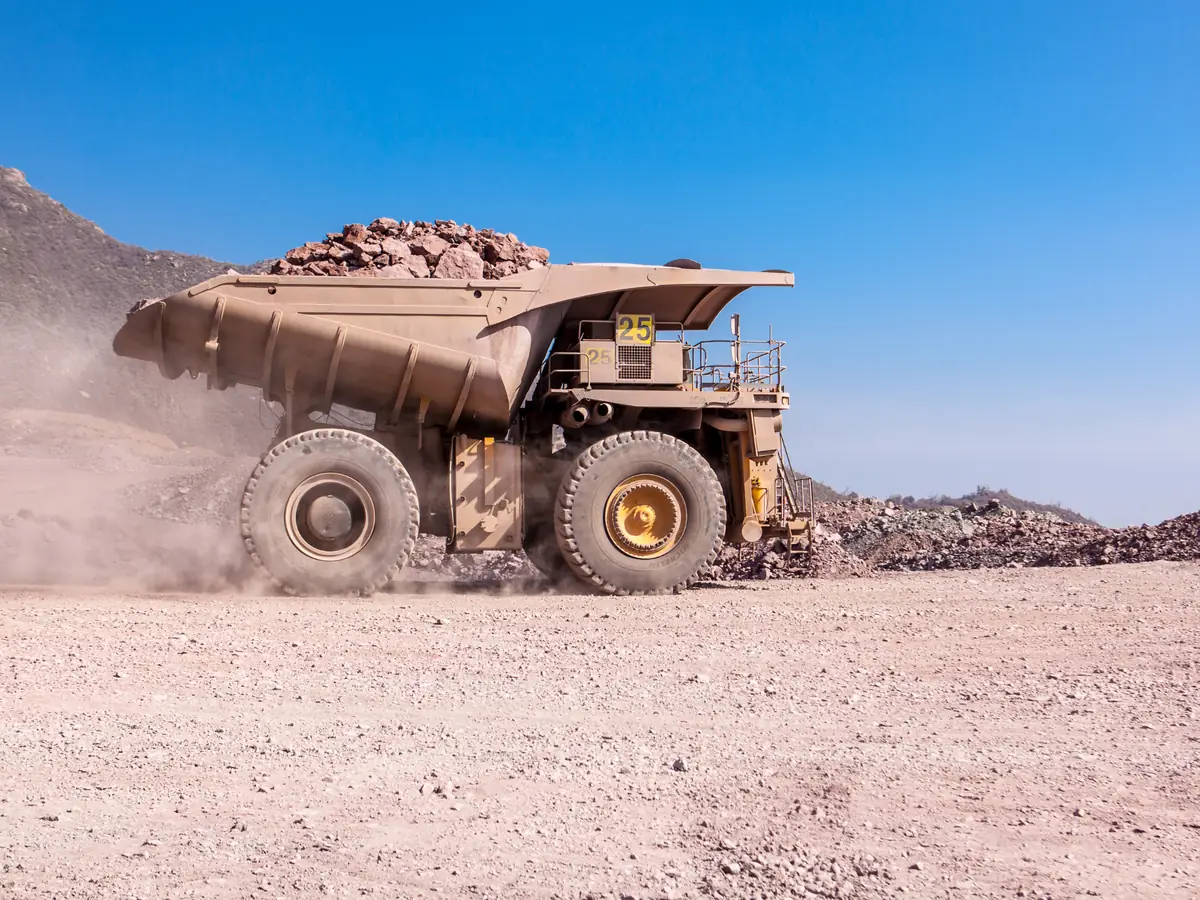 Haul truck operating on an Australian mine site